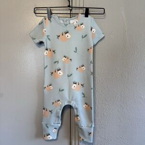 SOOKIbaby Sloth Romper 12-18 Months Baby Pajamas Play Outfit